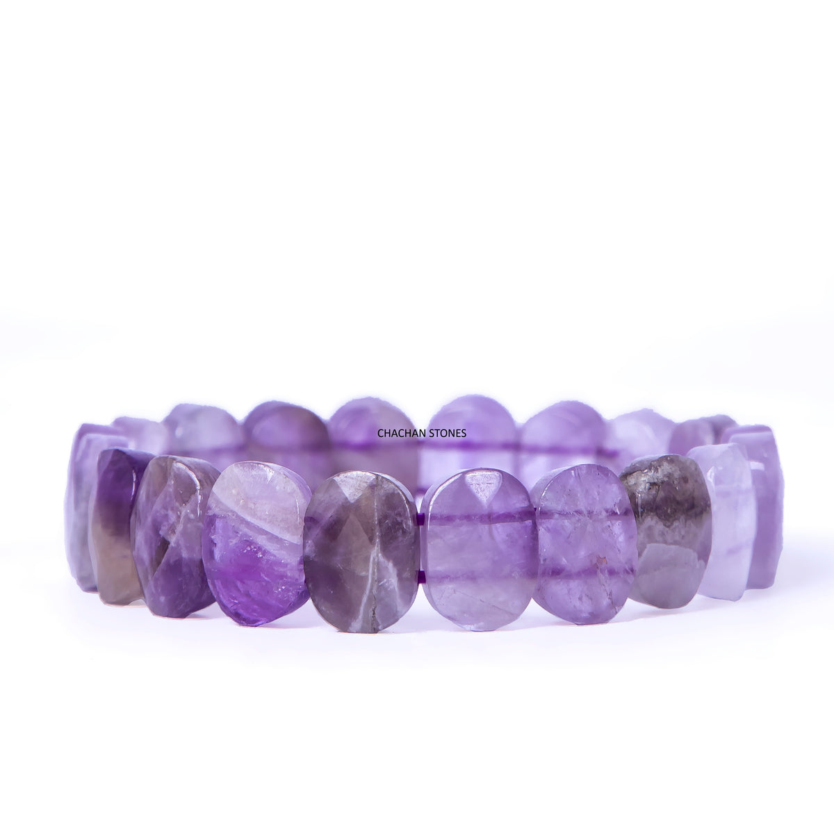 Amethyst Fancy Bracelet – Stone of Calm, Intuition & Spiritual Growth