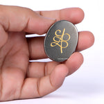 Pyrite Zibu Healing Coin – for Wealth & Abundance