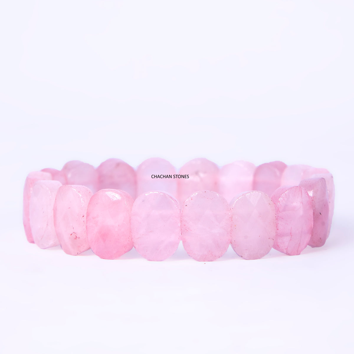 Rose Quartz Fancy Bracelet – Stone of Love, Compassion & Emotional Healing
