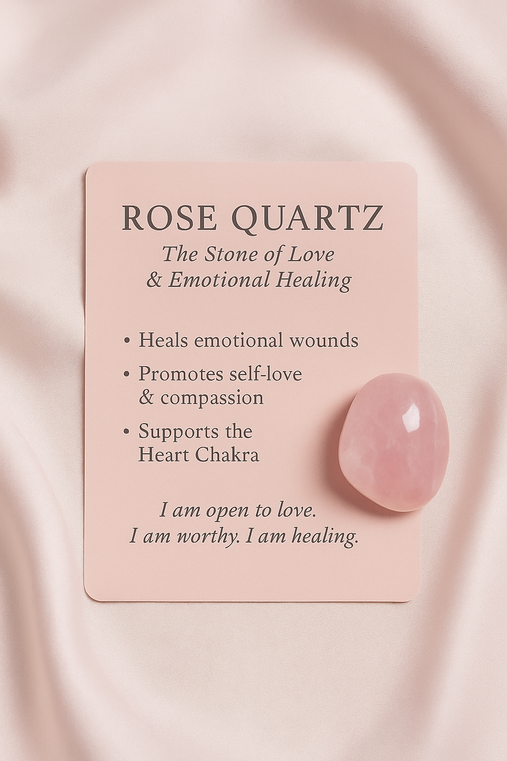 Rose Quartz – The Stone of Love, Healing & Emotional Softness