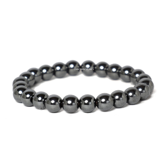 Hematite Bracelet — Stone of Grounding & Protection (8mm)