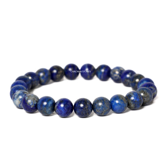 Lapis Lazuli Bracelet — Stone of Wisdom, Truth & Inner Power (8mm)