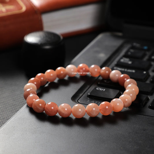 Sunstone Bracelet — Stone of Joy, Confidence & Abundance (8mm)