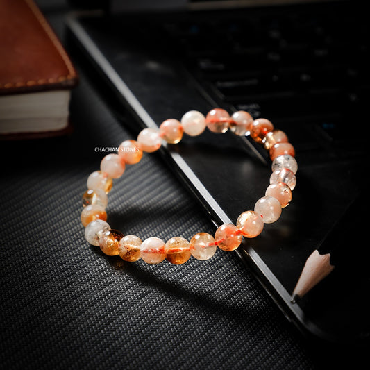 Citrine Bracelet — Stone of Abundance, Success & Positivity (8mm)