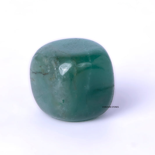 Green Jade Crystal Tumble – Stone of Luck, Prosperity & Harmony